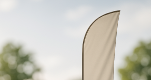 Drapeau publicitaire extérieur pour une visibilité qui attire tous les regards