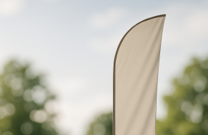 Drapeau publicitaire extérieur pour une visibilité qui attire tous les regards